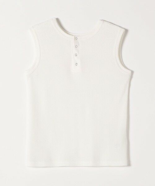 SHIPS / シップス タンクトップ | SHIPS any:〈洗濯機可能〉ワッフル ヘンリーネック 2WAY ノースリーブ TEE | 詳細10