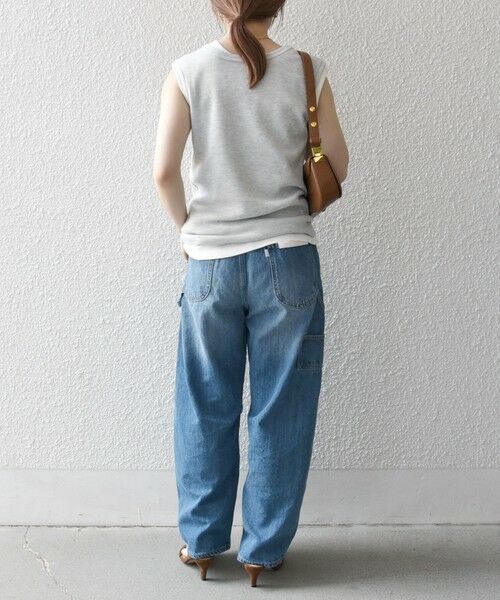 SHIPS / シップス タンクトップ | SHIPS any:〈洗濯機可能〉ワッフル ヘンリーネック 2WAY ノースリーブ TEE | 詳細13