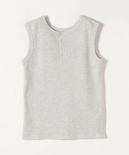 SHIPS / シップス タンクトップ | SHIPS any:〈洗濯機可能〉ワッフル ヘンリーネック 2WAY ノースリーブ TEE | 詳細22