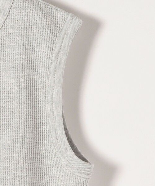 SHIPS / シップス タンクトップ | SHIPS any:〈洗濯機可能〉ワッフル ヘンリーネック 2WAY ノースリーブ TEE | 詳細25