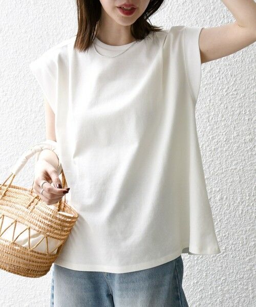 SHIPS / シップス Tシャツ | SHIPS any:〈UVカット/汗染み防止加工/吸水速乾/洗濯機可能〉カノコ フレンチ TEE | 詳細8