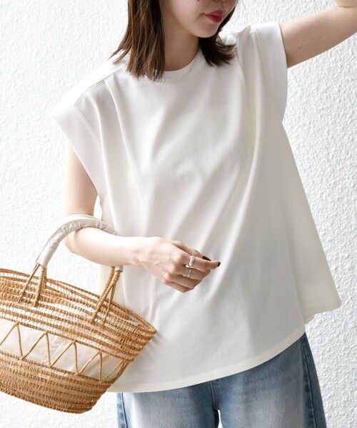 SHIPS / シップス Tシャツ | SHIPS any:〈UVカット/汗染み防止加工/吸水速乾/洗濯機可能〉カノコ フレンチ TEE | 詳細9