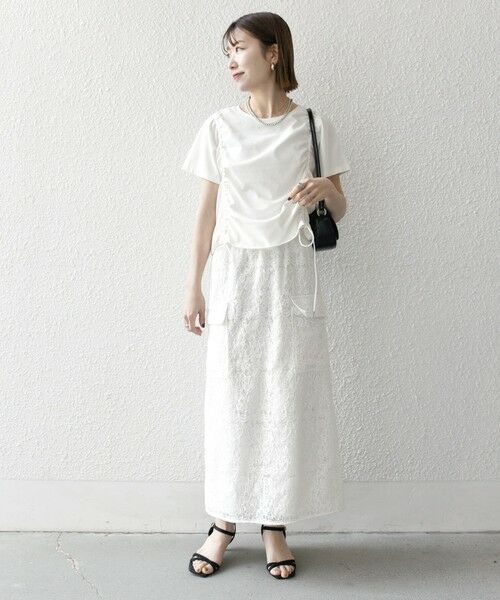 SHIPS / シップス Tシャツ | SHIPS any:〈UVカット/汗染み防止加工/吸水速乾/洗濯機可能〉カノコ ドロスト TEE | 詳細1