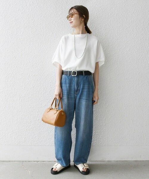 SHIPS / シップス Tシャツ | SHIPS any:〈洗濯機可能〉ワッフル ワイド コクーン ドルマン TEE | 詳細1