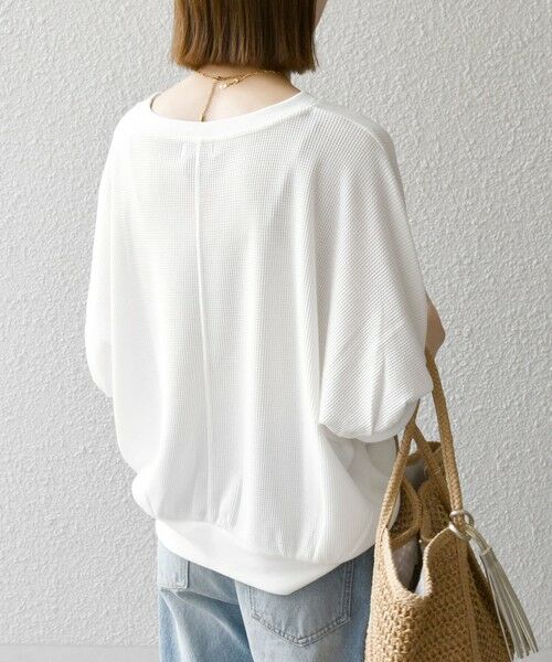 SHIPS / シップス Tシャツ | SHIPS any:〈洗濯機可能〉ワッフル ワイド コクーン ドルマン TEE | 詳細11