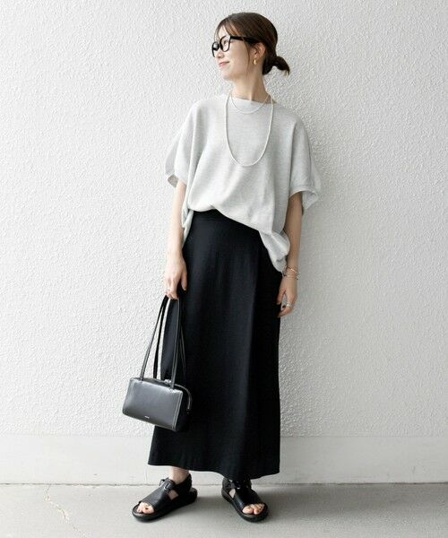 SHIPS / シップス Tシャツ | SHIPS any:〈洗濯機可能〉ワッフル ワイド コクーン ドルマン TEE | 詳細15