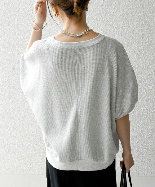 SHIPS / シップス Tシャツ | SHIPS any:〈洗濯機可能〉ワッフル ワイド コクーン ドルマン TEE | 詳細23