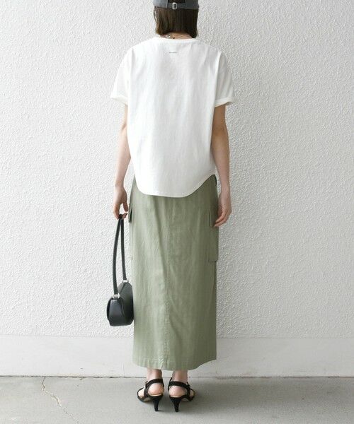 SHIPS / シップス Tシャツ | 【SHIPS any別注】KNiTS:〈洗濯機可能〉ラウンドヘム プリント ショート TEE | 詳細2