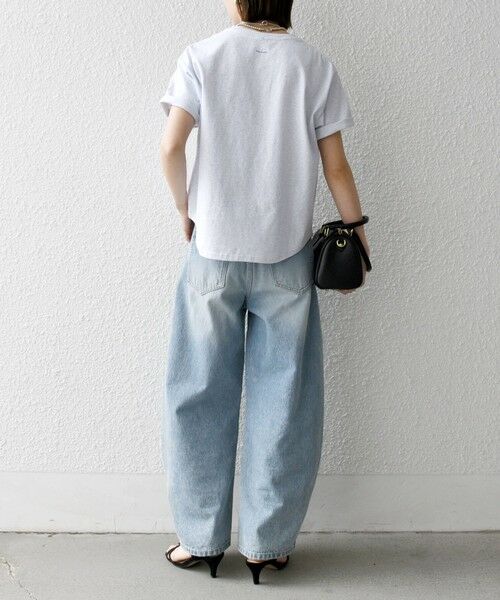 SHIPS / シップス Tシャツ | 【SHIPS any別注】KNiTS:〈洗濯機可能〉ラウンドヘム プリント ショート TEE | 詳細14