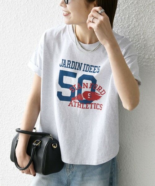 SHIPS / シップス Tシャツ | 【SHIPS any別注】KNiTS:〈洗濯機可能〉ラウンドヘム プリント ショート TEE | 詳細16