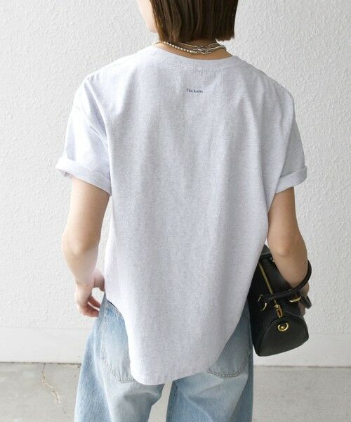 SHIPS / シップス Tシャツ | 【SHIPS any別注】KNiTS:〈洗濯機可能〉ラウンドヘム プリント ショート TEE | 詳細22