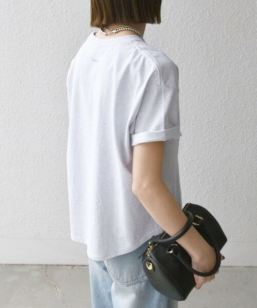 SHIPS / シップス Tシャツ | 【SHIPS any別注】KNiTS:〈洗濯機可能〉ラウンドヘム プリント ショート TEE | 詳細23