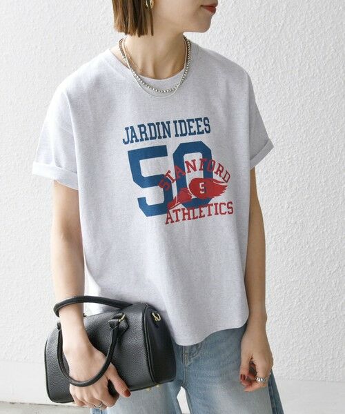 SHIPS / シップス Tシャツ | 【SHIPS any別注】KNiTS:〈洗濯機可能〉ラウンドヘム プリント ショート TEE | 詳細26