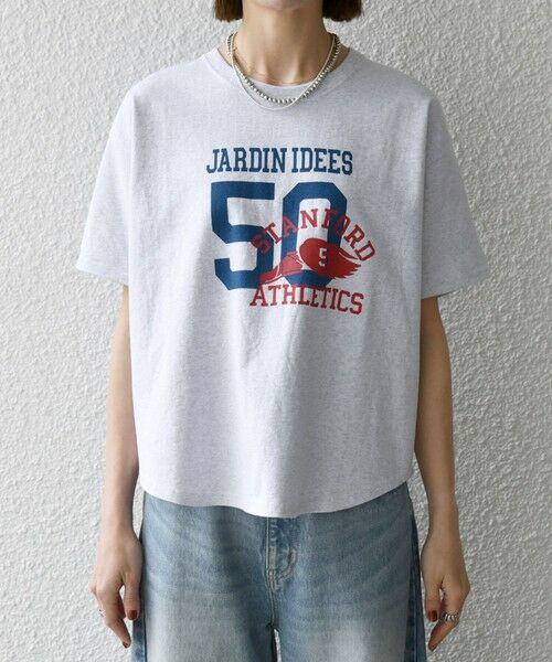 SHIPS / シップス Tシャツ | 【SHIPS any別注】KNiTS:〈洗濯機可能〉ラウンドヘム プリント ショート TEE | 詳細27