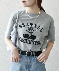 SHIPS / シップス Tシャツ | Champion:〈洗濯機可能〉クルーネック カレッジ ロゴ TEE 25SS