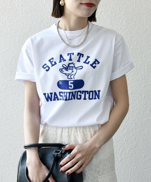Champion:〈洗濯機可能〉クルーネック カレッジ ロゴ TEE 25SS