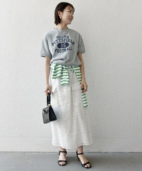 SHIPS / シップス Tシャツ | Champion:〈洗濯機可能〉ロゴ プリント スウェット TEE 25SS | 詳細1