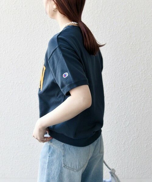 SHIPS / シップス Tシャツ | Champion:〈洗濯機可能〉ロゴ プリント スウェット TEE 25SS | 詳細11