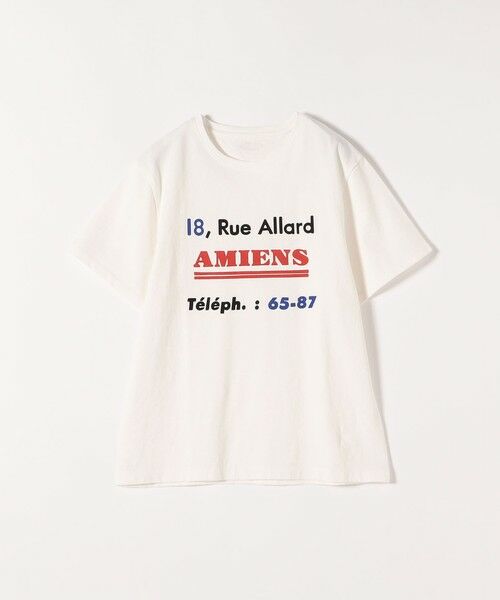 SHIPS / シップス Tシャツ | 【SHIPS any別注】La Hutte:〈洗濯機可能〉ロゴ プリント TEE | 詳細8