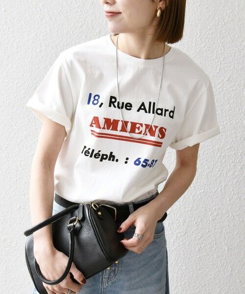 SHIPS / シップス Tシャツ | 【SHIPS any別注】La Hutte:〈洗濯機可能〉ロゴ プリント TEE | 詳細3