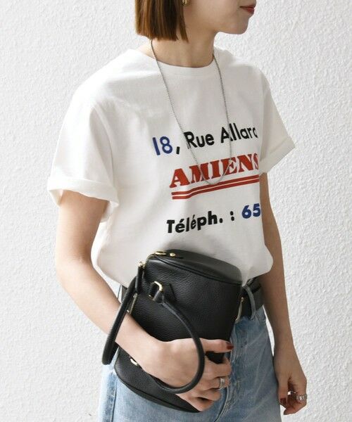 SHIPS / シップス Tシャツ | 【SHIPS any別注】La Hutte:〈洗濯機可能〉ロゴ プリント TEE | 詳細4