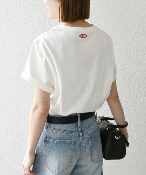 SHIPS / シップス Tシャツ | 【SHIPS any別注】La Hutte:〈洗濯機可能〉ロゴ プリント TEE | 詳細5