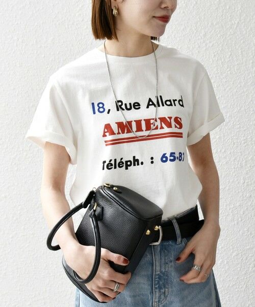 SHIPS / シップス Tシャツ | 【SHIPS any別注】La Hutte:〈洗濯機可能〉ロゴ プリント TEE | 詳細6