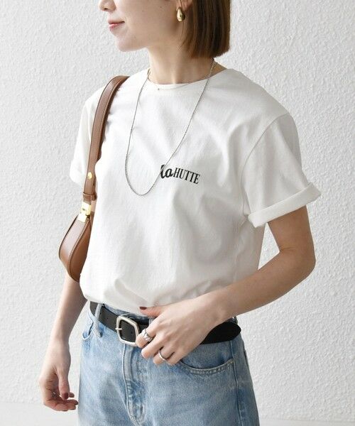 SHIPS / シップス Tシャツ | 【SHIPS any別注】La Hutte:〈洗濯機可能〉ロゴ プリント TEE | 詳細14