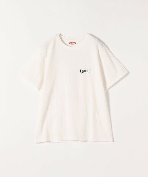 SHIPS / シップス Tシャツ | 【SHIPS any別注】La Hutte:〈洗濯機可能〉ロゴ プリント TEE | 詳細16