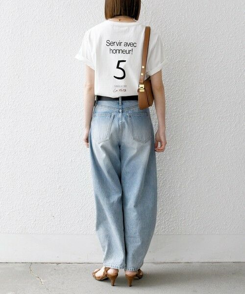 SHIPS / シップス Tシャツ | 【SHIPS any別注】La Hutte:〈洗濯機可能〉ロゴ プリント TEE | 詳細12