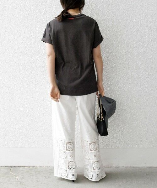 SHIPS / シップス Tシャツ | 【SHIPS any別注】La Hutte:〈洗濯機可能〉ロゴ プリント TEE | 詳細20