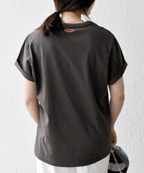 SHIPS / シップス Tシャツ | 【SHIPS any別注】La Hutte:〈洗濯機可能〉ロゴ プリント TEE | 詳細23