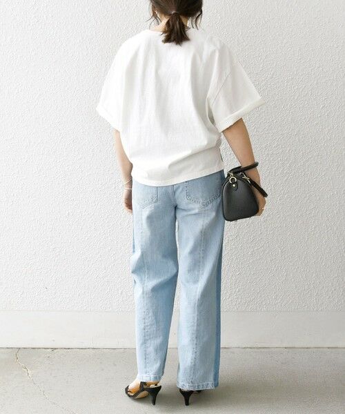 SHIPS / シップス Tシャツ | 【SHIPS any別注】La Hutte:〈洗濯機可能〉ロゴ プリント ルーズ TEE | 詳細2