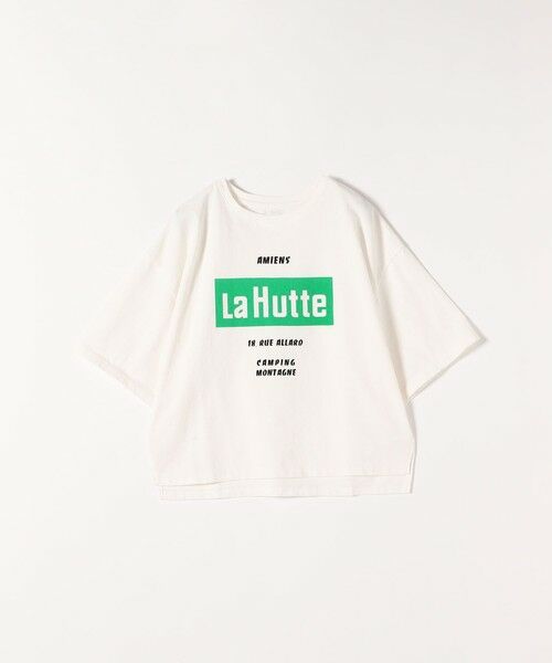 SHIPS / シップス Tシャツ | 【SHIPS any別注】La Hutte:〈洗濯機可能〉ロゴ プリント ルーズ TEE | 詳細7