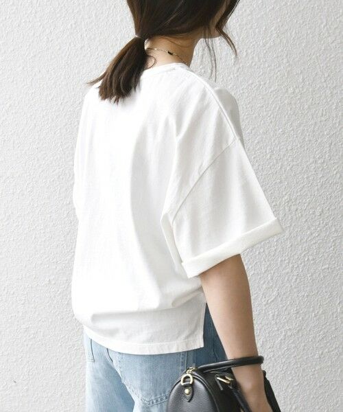 SHIPS / シップス Tシャツ | 【SHIPS any別注】La Hutte:〈洗濯機可能〉ロゴ プリント ルーズ TEE | 詳細5