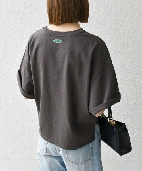 SHIPS / シップス Tシャツ | 【SHIPS any別注】La Hutte:〈洗濯機可能〉ロゴ プリント ルーズ TEE | 詳細14