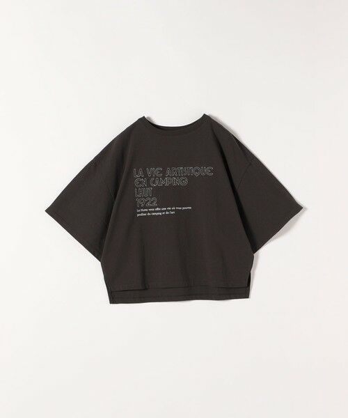 SHIPS / シップス Tシャツ | 【SHIPS any別注】La Hutte:〈洗濯機可能〉ロゴ プリント ルーズ TEE | 詳細17