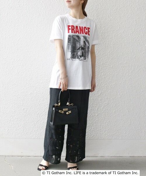 SHIPS / シップス Tシャツ | GOOD ROCK SPEED:〈洗濯機可能〉LIFE PC フォト ロゴ プリント TEE | 詳細1