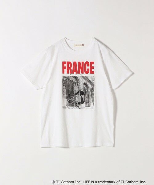 SHIPS / シップス Tシャツ | GOOD ROCK SPEED:〈洗濯機可能〉LIFE PC フォト ロゴ プリント TEE | 詳細8