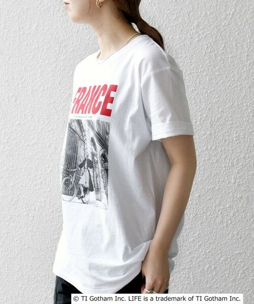 SHIPS / シップス Tシャツ | GOOD ROCK SPEED:〈洗濯機可能〉LIFE PC フォト ロゴ プリント TEE | 詳細4