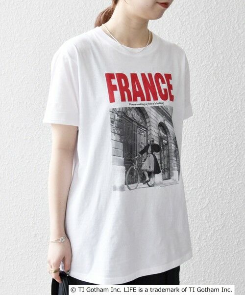 SHIPS / シップス Tシャツ | GOOD ROCK SPEED:〈洗濯機可能〉LIFE PC フォト ロゴ プリント TEE | 詳細7