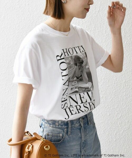 SHIPS / シップス Tシャツ | GOOD ROCK SPEED:〈洗濯機可能〉LIFE PC フォト ロゴ プリント TEE | 詳細14