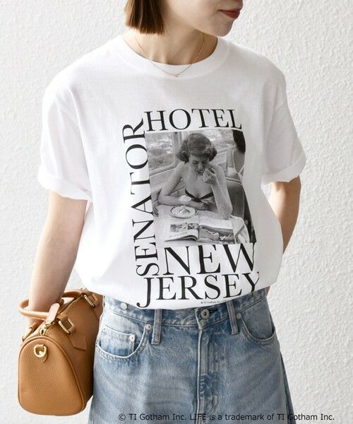 SHIPS / シップス Tシャツ | GOOD ROCK SPEED:〈洗濯機可能〉LIFE PC フォト ロゴ プリント TEE | 詳細16