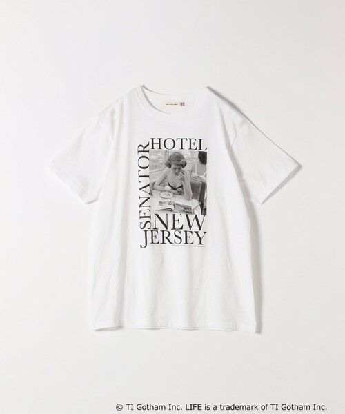 SHIPS / シップス Tシャツ | GOOD ROCK SPEED:〈洗濯機可能〉LIFE PC フォト ロゴ プリント TEE | 詳細17