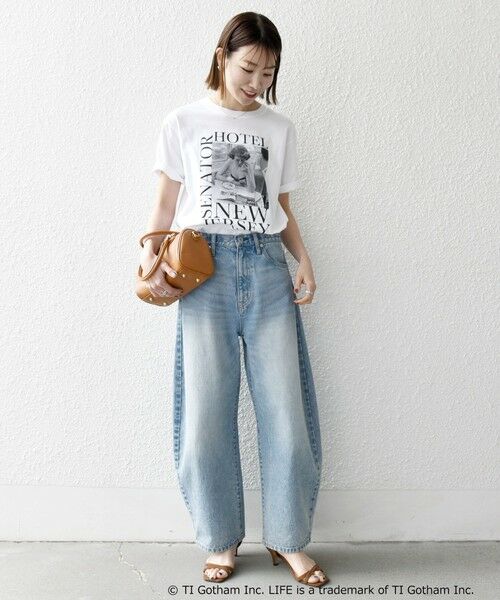 SHIPS / シップス Tシャツ | GOOD ROCK SPEED:〈洗濯機可能〉LIFE PC フォト ロゴ プリント TEE | 詳細11