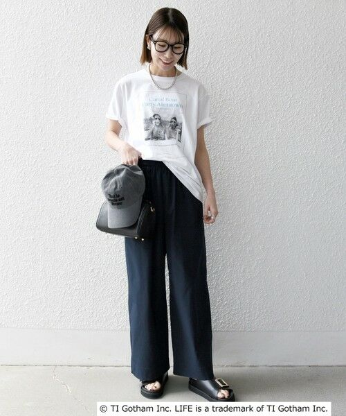 SHIPS / シップス Tシャツ | GOOD ROCK SPEED:〈洗濯機可能〉LIFE PC フォト ロゴ プリント TEE | 詳細19