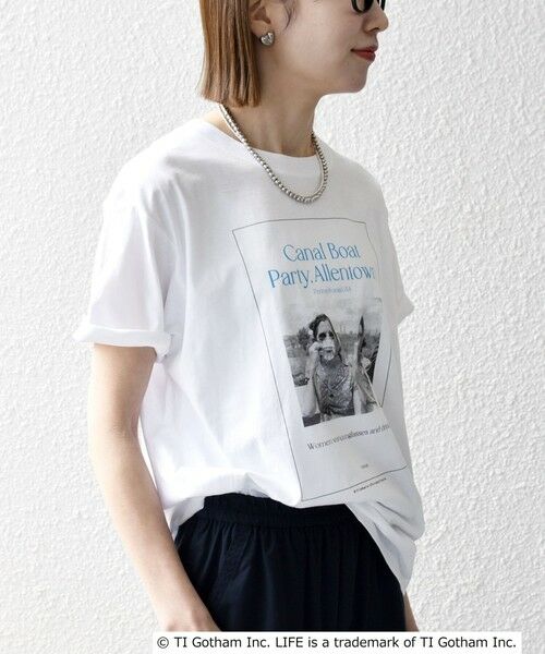 SHIPS / シップス Tシャツ | GOOD ROCK SPEED:〈洗濯機可能〉LIFE PC フォト ロゴ プリント TEE | 詳細22