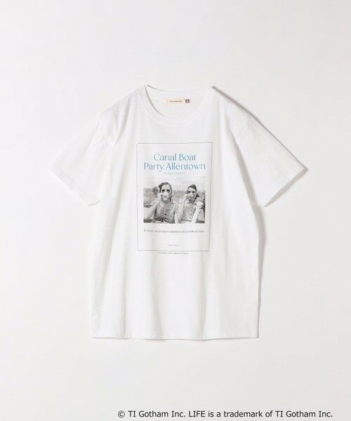 SHIPS / シップス Tシャツ | GOOD ROCK SPEED:〈洗濯機可能〉LIFE PC フォト ロゴ プリント TEE | 詳細24