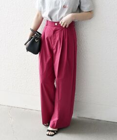 SHIPS / シップス その他パンツ | SHIPS any:〈洗濯機可能〉タイプライター セミ ワイド タック パンツ