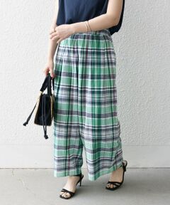 SHIPS / シップス その他パンツ | SHIPS any:〈洗濯機可能〉マドラス チェック タック フレア パンツ